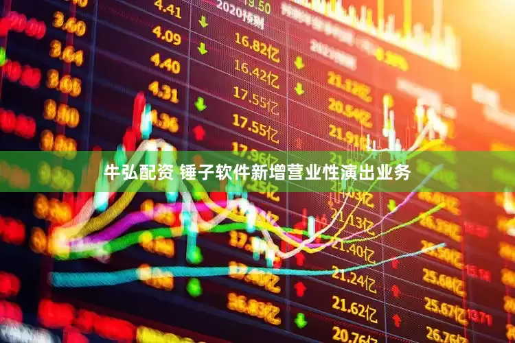 牛弘配资 锤子软件新增营业性演出业务